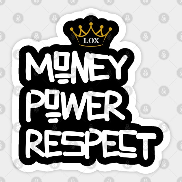 Money Power Respect Sticker by vestiart